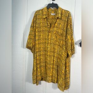 Mad Gringo Short Sleeve Button Down Shirt Size 4XLT EUC